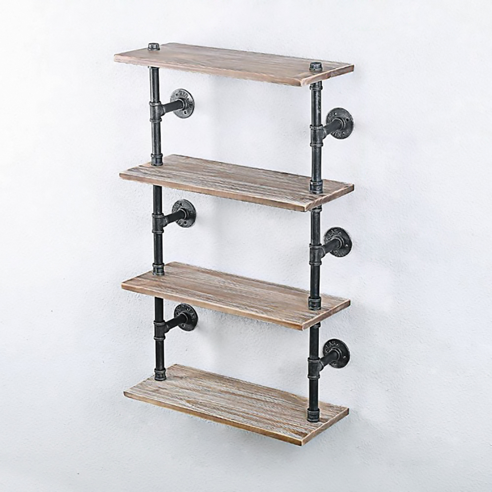 NO.H-N13 H-type retro three-layer water pipe shelving