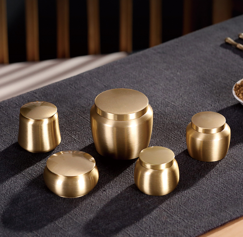 NO.LB-01 Brass powder jar