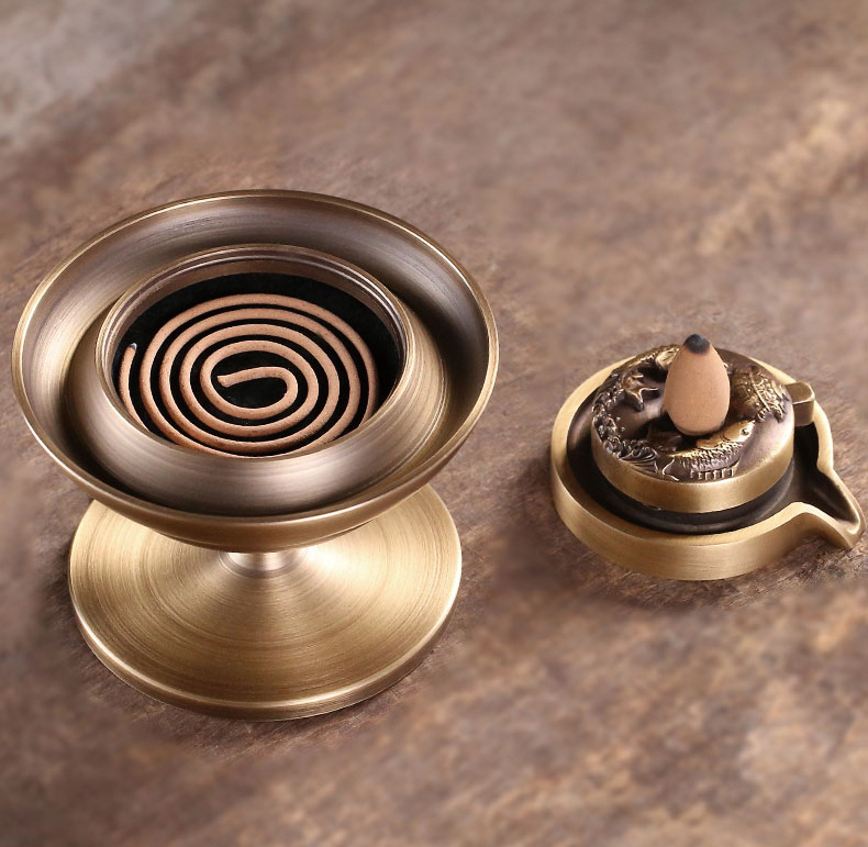 NO.LB-02 Inverted incense burner brass