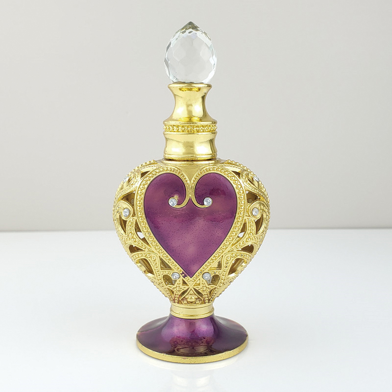 NO.D-6841 Heart-shaped Oil Bottle (12ml), OUD oil bottle